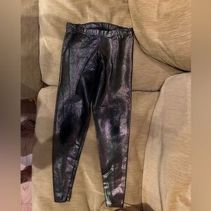 OG blackmilk oil slick red/bronze leggings, size L